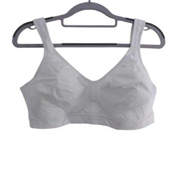 Playtex 18 Hour Ultimate Shoulder Comfort Wireless Bra White Size 44DDD 4693 - Picture 1 of 6